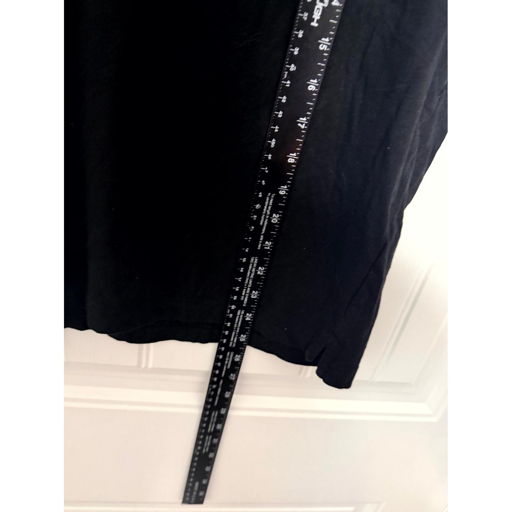Banana Republic Henley T-Shirt Mens Large Black Premium Wash Short Sleeve - Picture 5 of 6